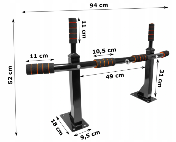 Wandklimmzugstange PRO Fitness